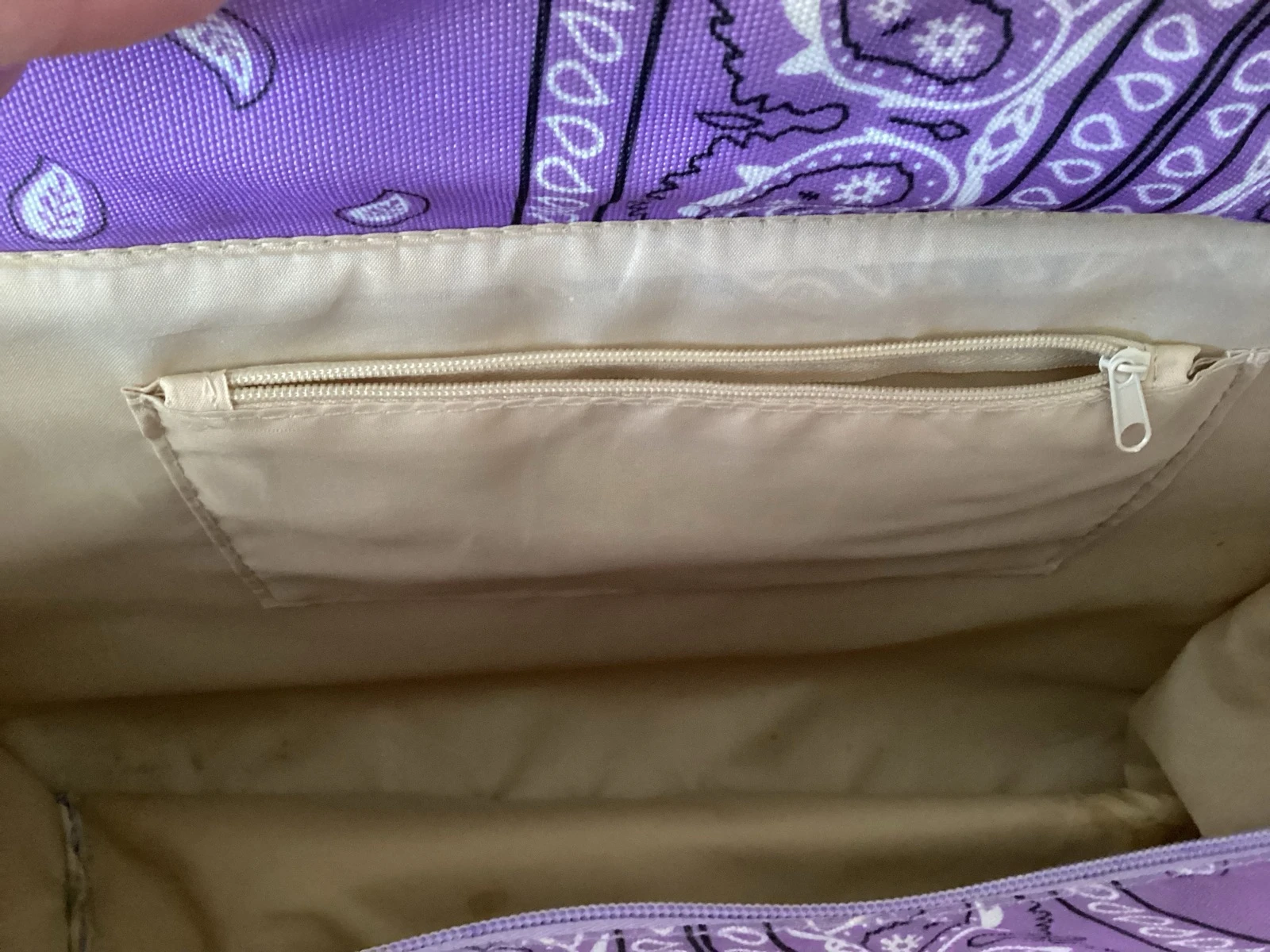 Grote canvas tas in bandana-stijl – photo 2